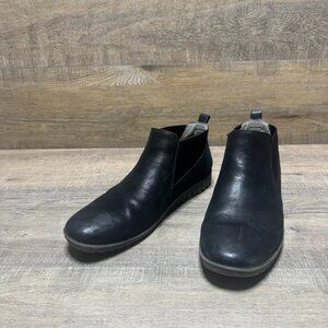 Dansko Louisa Black Leather Chelsea Bootie Women's Size EU 42